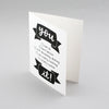 Encouragement, affirmation, good luck, and congratulations all in one card. By Em Dash Paper Co.